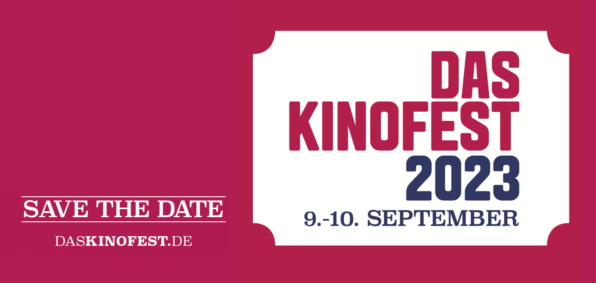 Ds Kinofest 2023 am 9.+10. September