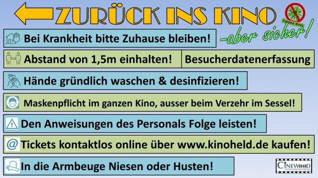 Zurück ins Kino - Aber Sicher!